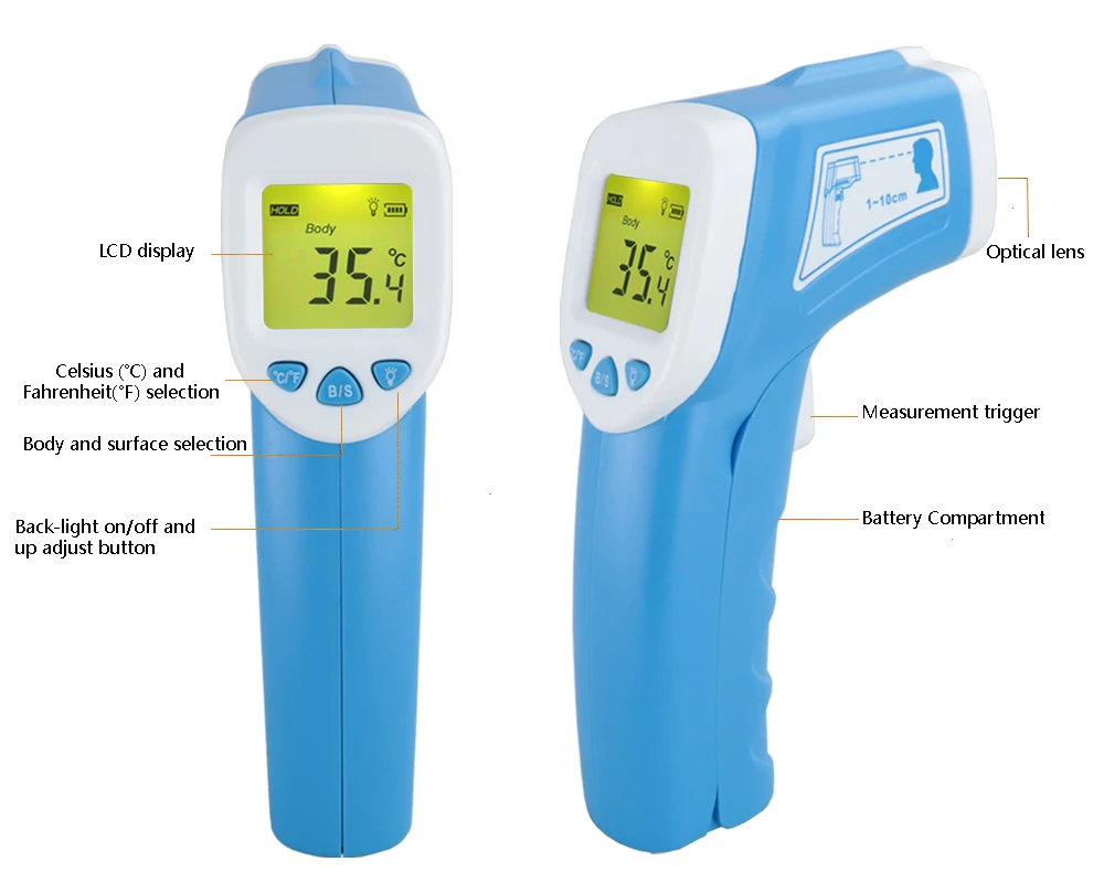 Купить Детские термометры Smart Sensor IR Body Thermometer 2 1 в .