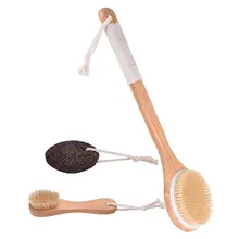 Набор щеток для ванной банный костюм щетки Губки Скрубберы Набор Щеток Для Чистки спины Набор Щеток Для ванной очищающее средство Скрубберы