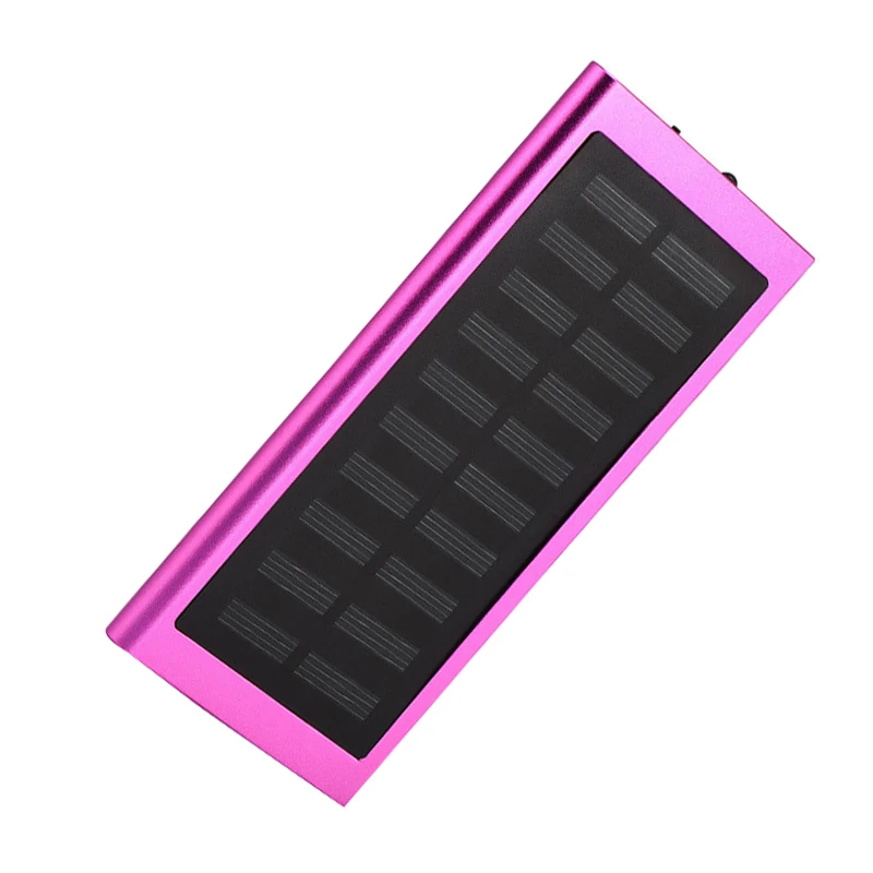 Внешний аккумулятор на солнечной батарее, чехол+ без аккумулятора, двойное зарядное устройство USB для IPhone IPad, планшета, Xiaomi Redmi, huawei