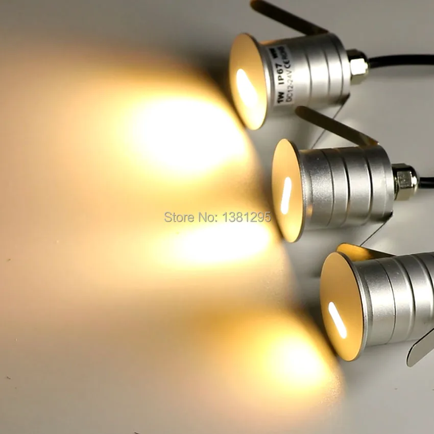 Lights & Lighting 12V 1W CREE Mini Recessed LED Outdoor deck step