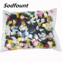 100 шт Универсальная автомобильная гибридная нейлоновая пластиковая пряжка