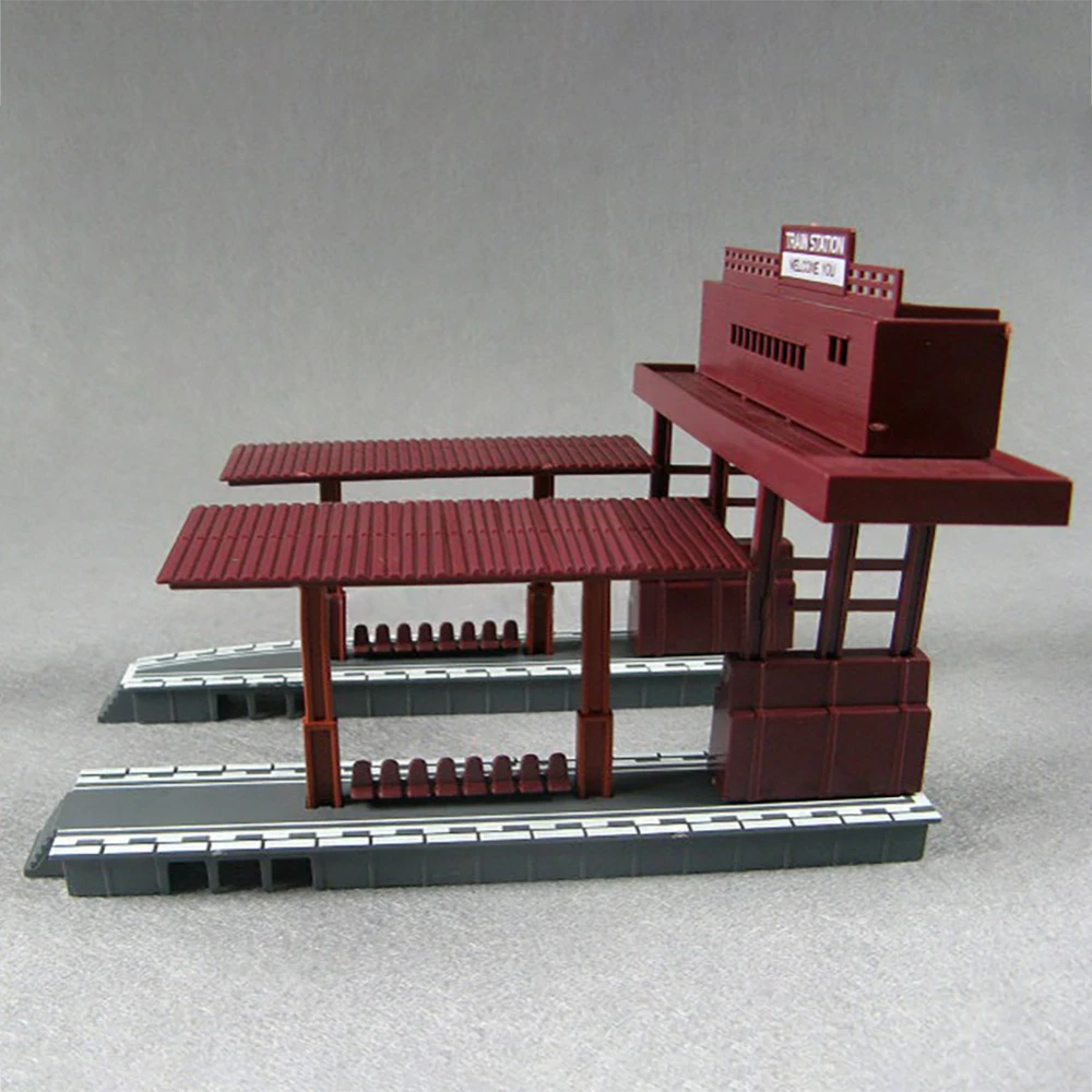 1 Set Model Train Station Platform Two 