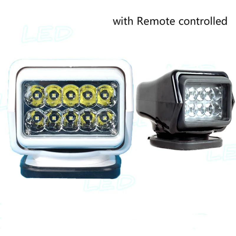 IP67 10-30V Remote control LED Searchlight 7inch 50W Spotlight LED Work Day Light TRUCK SUV BOAT MA - 32610634217