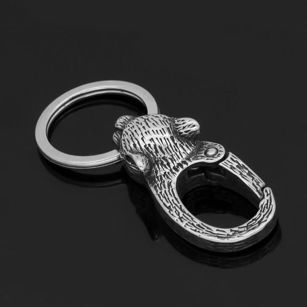 Брелок с леопардовым принтом из нержавеющей стали VikingCeltic 316L|Брелоки| |