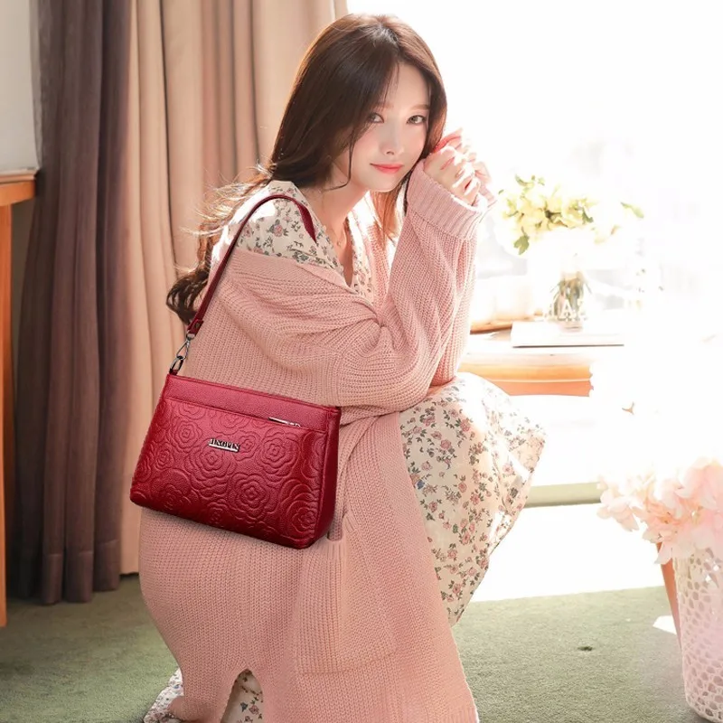  2019 Women Messenger Bags Small Leather Shoulder Bag Female Sac A Main Vintage Bags For Girls Envel - 32944708070