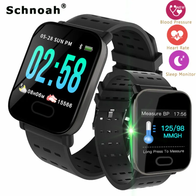 

Schnoah Color Screen Smart Watch Sport Fitness Bracelet IP67 Waterproof Blood Pressure Oxygen Activity Tracker For Men Women