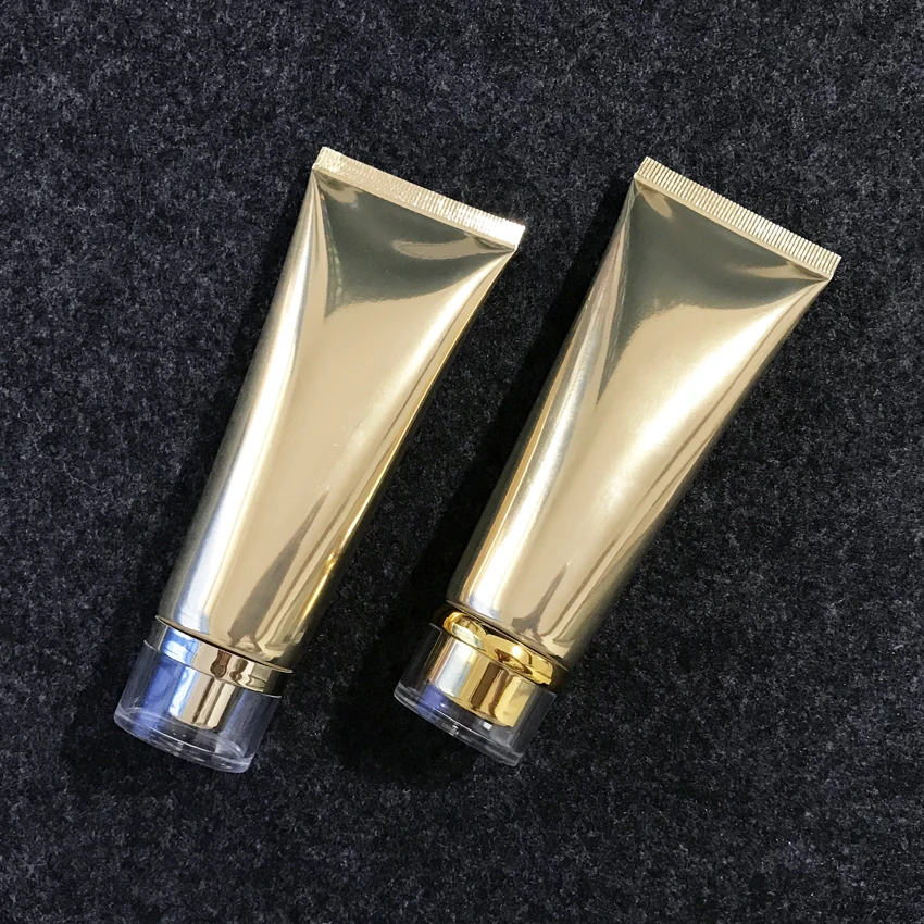 

30pcs 80g Gold Plastic Soft Tubes Empty Cosmetic Cream Emulsion Lotion Packaging Containers Container for cosmetics perfume men