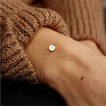 Модные женские и мужские браслеты с 26 буквами, золотой цвет, цепочка с буквами, имя алфавита, изящный браслет, дружба, пара, вечерние ювелирные изделия