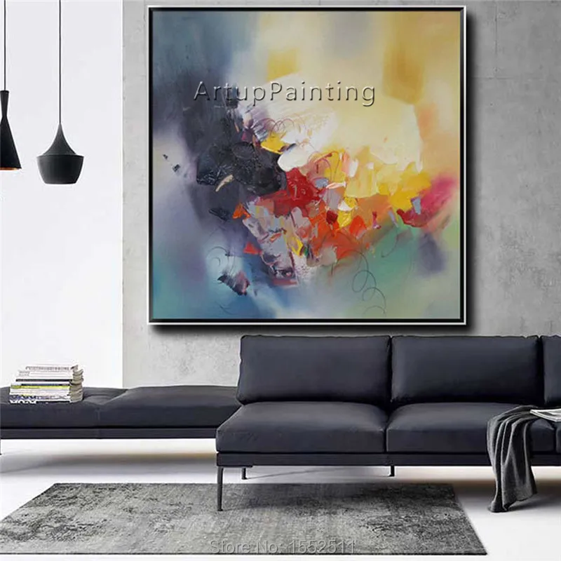 

Nordic canvas painting modern abstract Acrylic Art Wall art Pictures for living room home decor quadros cuadros decoracion6