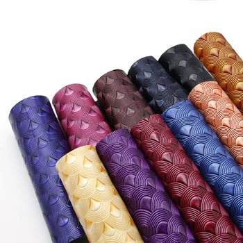 

David accessories 20*34cm Fish scales Bump texture Faux Synthetic Leather Fabric,DIY Sewing HairBow Bag Shoes Material,1Yc6149