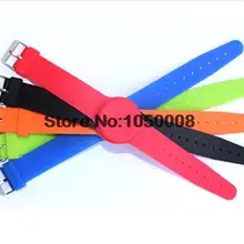 100 шт./лот 125 кГц ID EM4100 RFID, смарт-браслет силиконовый электронные браслеты запястье для Управление доступом/Фитнес
