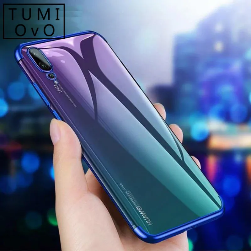 Противоударный мягкий силиконовый чехол с покрытием для Huawei Nova 2i 2S 3 3i 3e P10 Plus P20 Pro