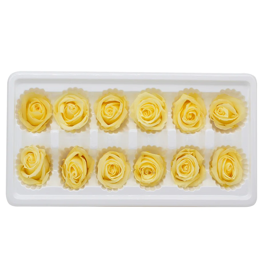 Boxed decorative dried natural flow handmade DIY rose handicraft decorative wedding Valentine's Day advertisement gift - Цвет: 09