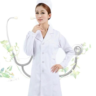 Медицинские скрабы Женщины/медицинская форма Женщины Рабочая одежда лабораторное пальто/медицинская одежда форма медсестры женщины лацкан медицинская униформа