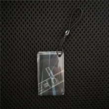 1 шт./лот 13,56 mhz UID сменная 1K S50 NFC карта жетон бирка брелок кольцо китайская Магия 1K перезаписываемый Бланк RFID карта MF клон
