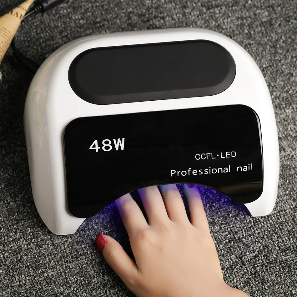  CAPPUCCI 48W Nail Dryer Polish Machine UV Lamp LED Nail Lamp Hybrid For Curing Nail Gel With Automa - 32761043076