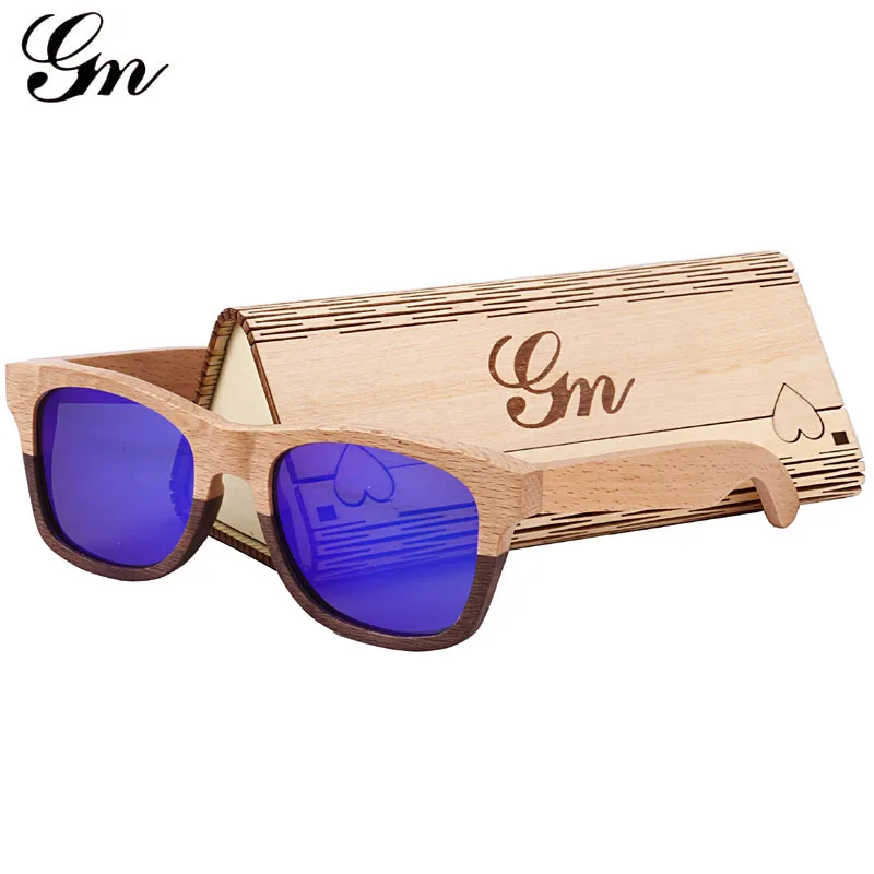 

G M 2018 Factory Production of The Classic Framework Bamboo - Wood Sunglasses, New Technology, Tricolor Material,