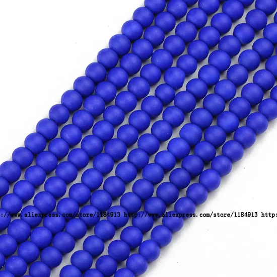 JHNBY бусины из каучука, 200 шт, 4 мм, яркие цвета, неоновые, матовые, круглые шарики, высокое качество, свободные бусины для изготовления ювелирных изделий, браслетов своими руками - Цвет: XB412 Dark blue
