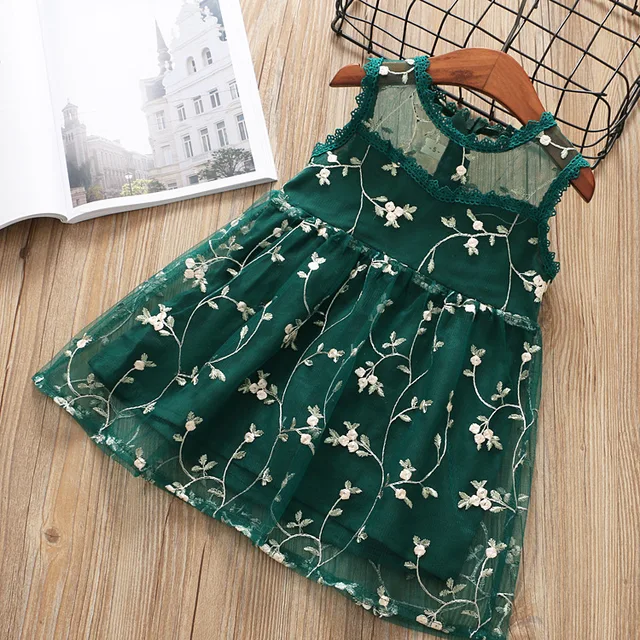Childrens Dresses for Girls 6 Years Embroidery Toddler Girl Dress