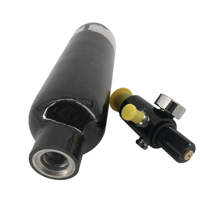 350cc 4500 psi Carbon Fiber SCBA Air Tank Cylinder for PCP Air Gun Hunting+regulator