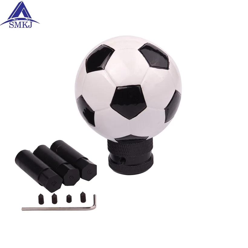 

Football Gear Shift Knob Handle Soccer Ball Shift Knob Automatic Manual Shifter Knods Lever For Cars Trucks Styling