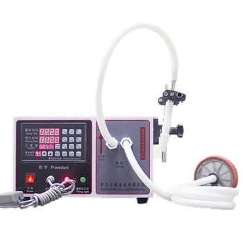 

Tabletop Gear Pump Liquid filling machine for perfume ,oil, juice,water (30ml-17L)