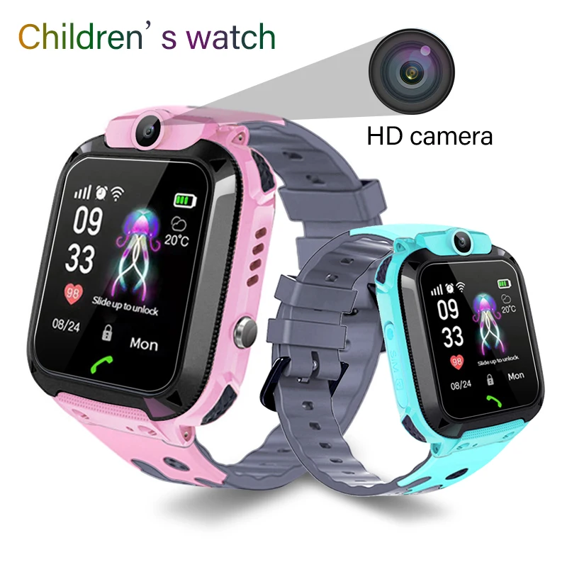 

BANGWEI New Waterproof Children's Smart Watch Baby Watch SOS call For help Position LBS locator Tracker kid anti-lost Watches