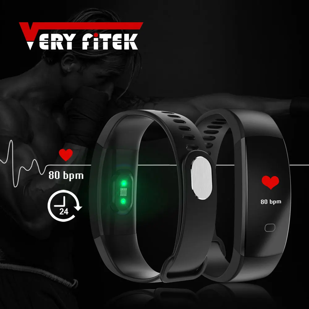 Buy F08 HR Smart Bracelet 30 Meter Water Resistant