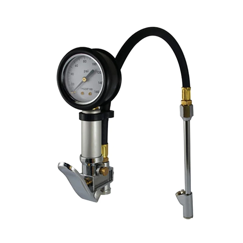 

Car Tire Inflator Gun with Pressure Gauge 0-160 PSI Heavy Duty Dual Foot Tire Pressure Measurement Tools