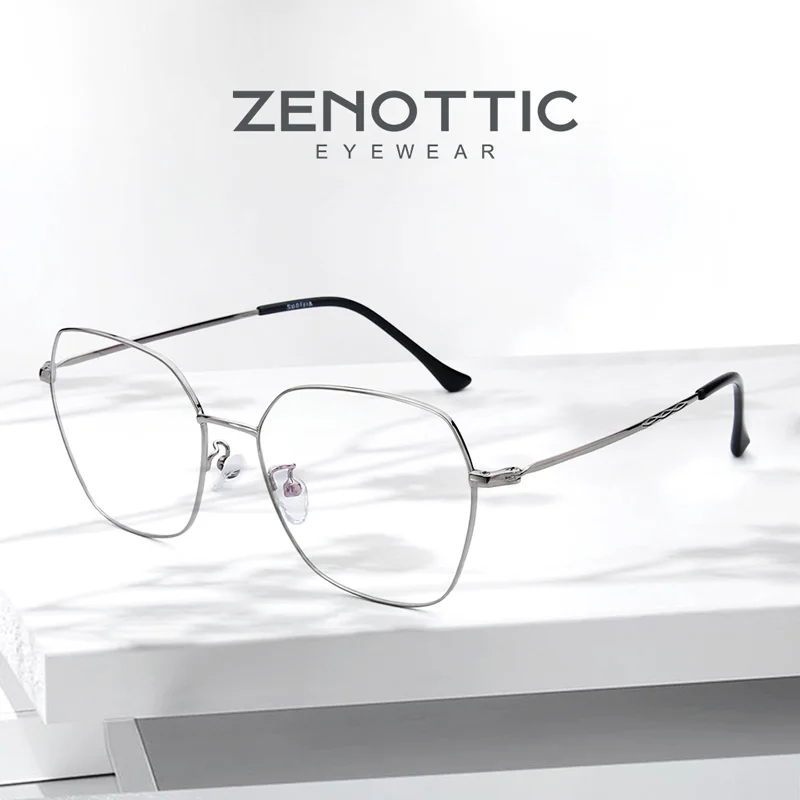 ZENOTTIC модные очки по рецепту для женщин близорукости с защитой от синего света