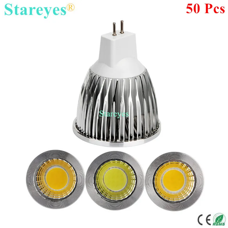 

Free shipping 50 pcs Dimmable 3W 5W MR16 AC&DC12V LED COB Spot light Droplight lamp bulb Light Lighting LED Ceiling spotlight