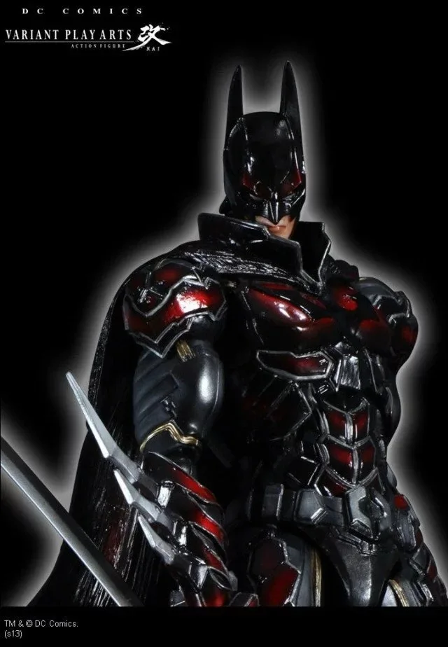 PLAY ARTS 27 см Бэтмен: рыцарь Аркхэм специальная красная версия фигурки модель