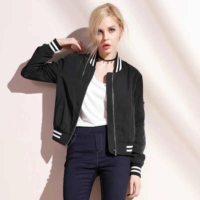 Bootyjeans 2017 Spring Autumn New Women's Baseball Jacket