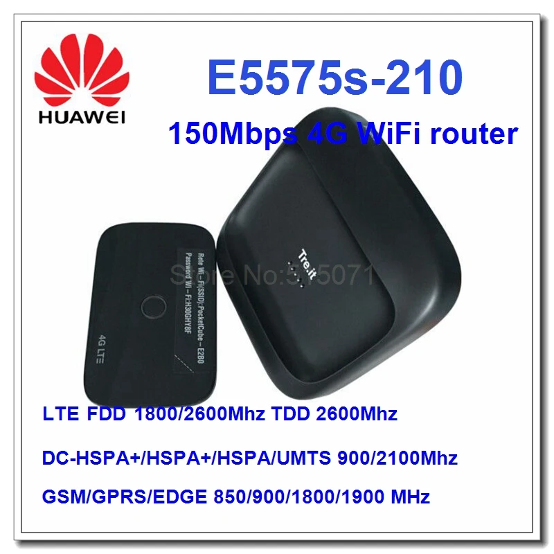 

Unlock New HUAWEI E5575 4G Wireless Router Portable Router 4G LTE Modem WiFi Router fdd 1800/2600Mhz and tdd2600Mhz