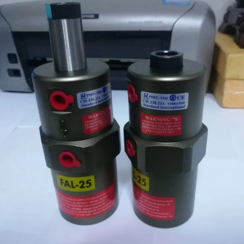 Piston rod extension vibrator,Pneumatic Linear Vibrators FAL 25in