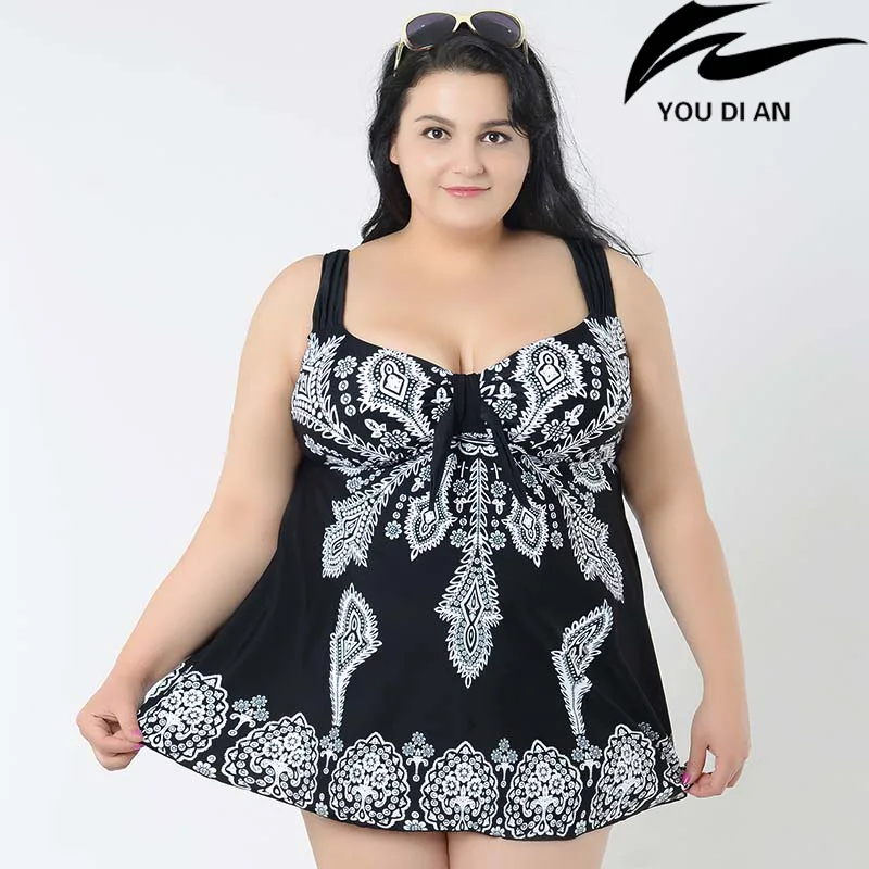 

plus szie swimwear women 4XL to 10XL large size swimsuit two pieces big size swimming suit beachwear