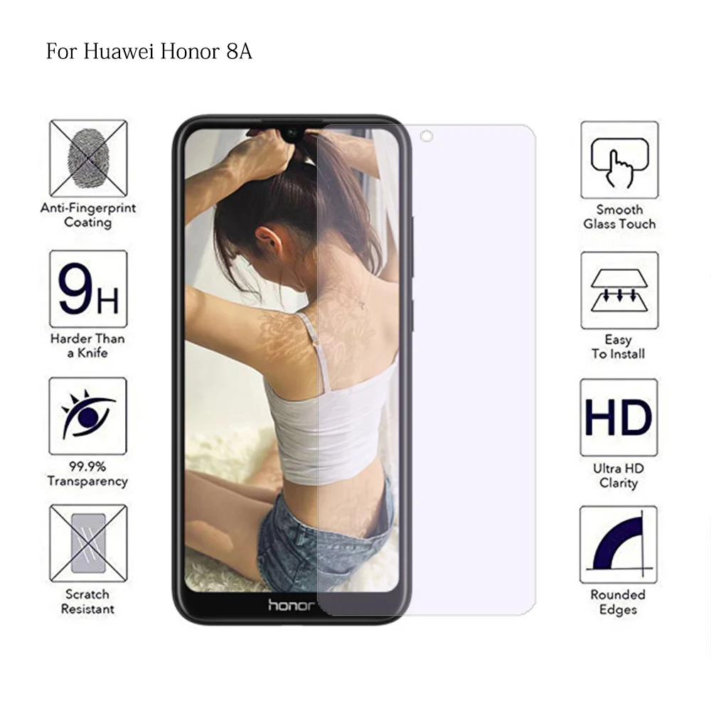 

Full Cover Tempered Phone Glass For Huawei Honor 8A 8C 8X Max Full Glue Coverage Screen Protector 8Xmax Protective Film Glass