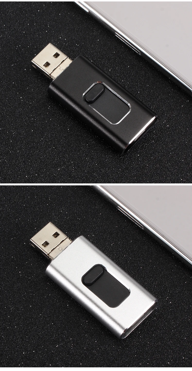 4 в 1 тип-c OTG USB флэш-накопитель 64 Гб карта памяти для iPhone Android PC 128G 256 GB USB 3,0