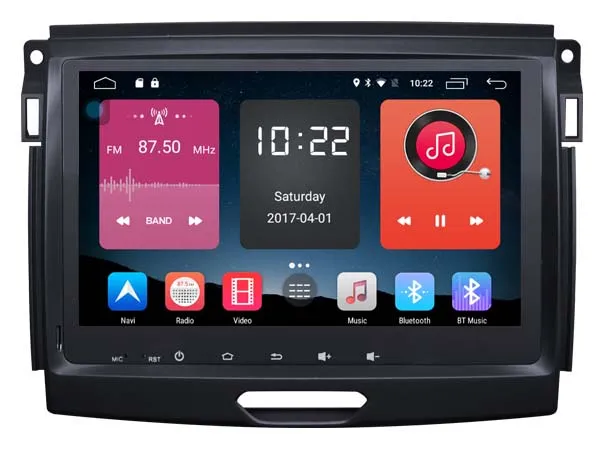 

4G lite 2GB ram Android 6.0 quad core car dvd player stereo gps NAVI radio auto tape recorder for FORD RANGER 2016 head units