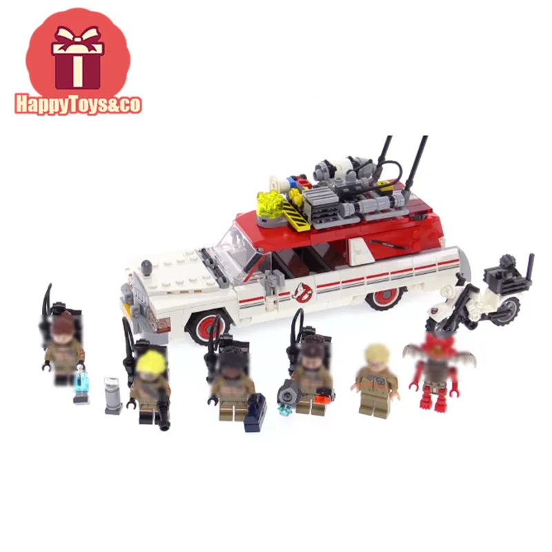 

Movie series 75828 586Pcs The Ghostbusters toys For Children Gift 16032 Building Blocks Set Compatible Education Magic