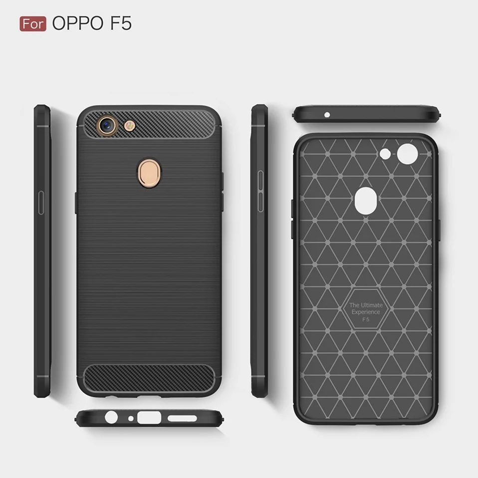 Carbon Fiber Case For OPPO F5 Soft TPU Silicon Luxury business Style TPU Case For OPPO F5  Back Phone Cover For OPPO F5 F5 Coque (10)
