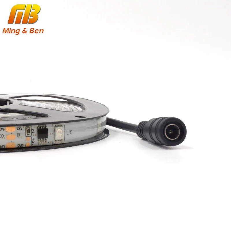 5 м Светодиодная лента умный Авто меняющийся красный зеленый синий DC 12 V SMD 5050