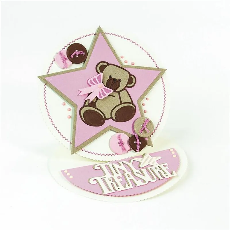 

YaMinSanNiO Letter Dies Star Decor Metal Cutting Craft Die Cut New 2019 Scrapbooking Card Making Embossing DIY