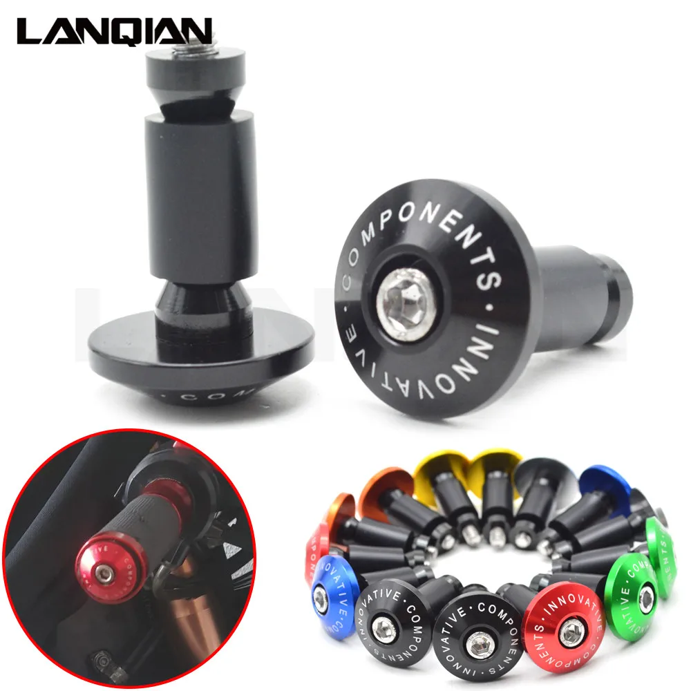 

Universal 7/8 22mm motorcycle handlebar end grips Anti Vibration Silder Plug for Honda CB190R VT1100 gromMSX125 XADV 750 X ADV