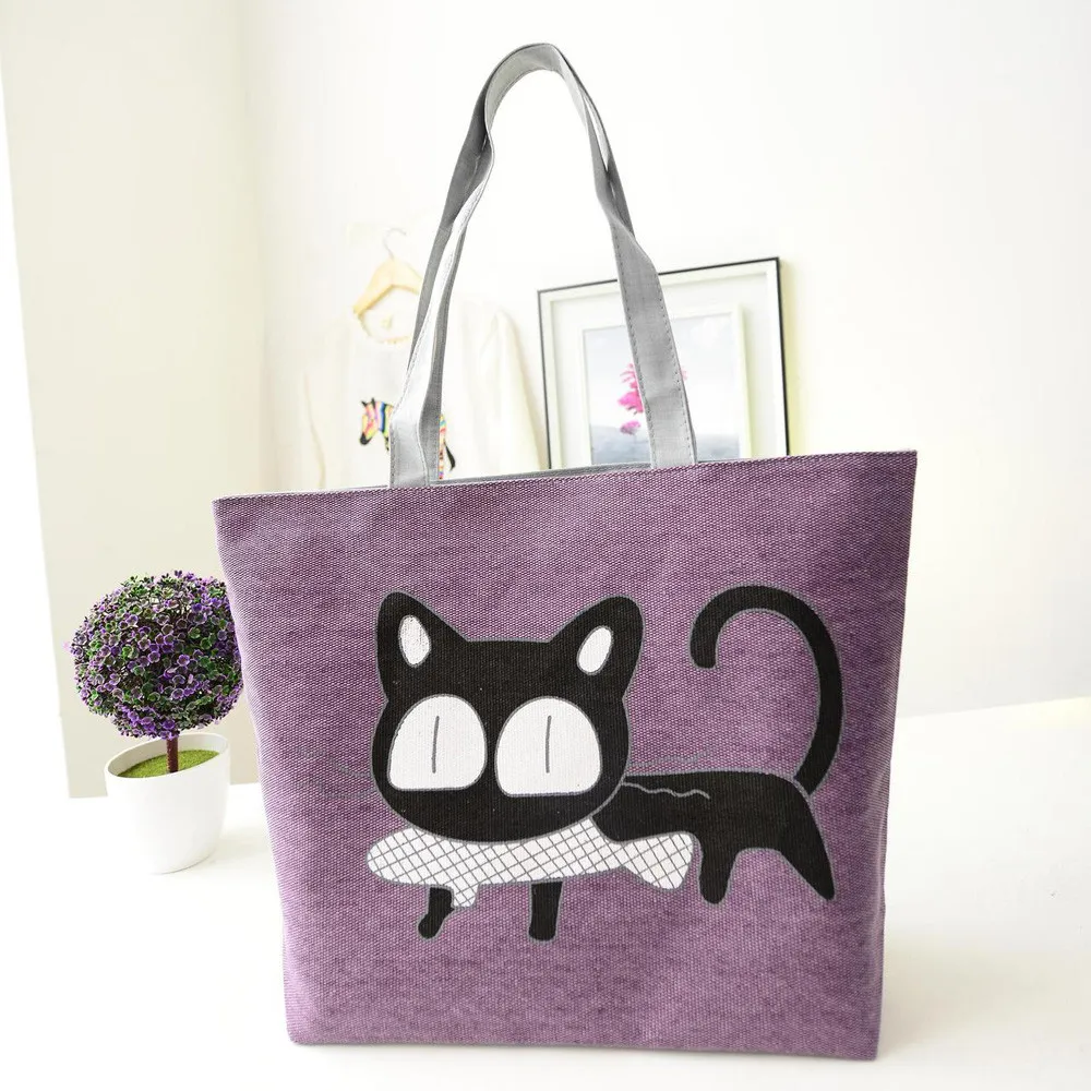 

Crossbody bags for women Women Shoulder Bag Canvas Bag Cute Cat Bag Office Lunch Crossbody Canta mochilas