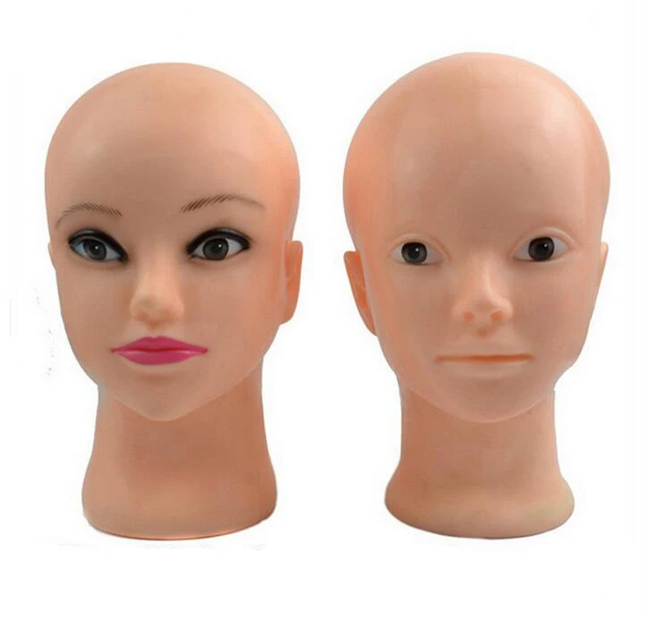 

make up hed model Women's Mannequin Head Hat Display Wig training head model head model femal head model