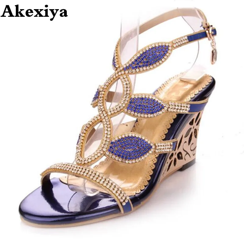 

Women Sandals 2018 Summer Shoes for Ladies Genuine Leather Sandal Comfort Diamond Rhinestone Stilettos Pump Woman