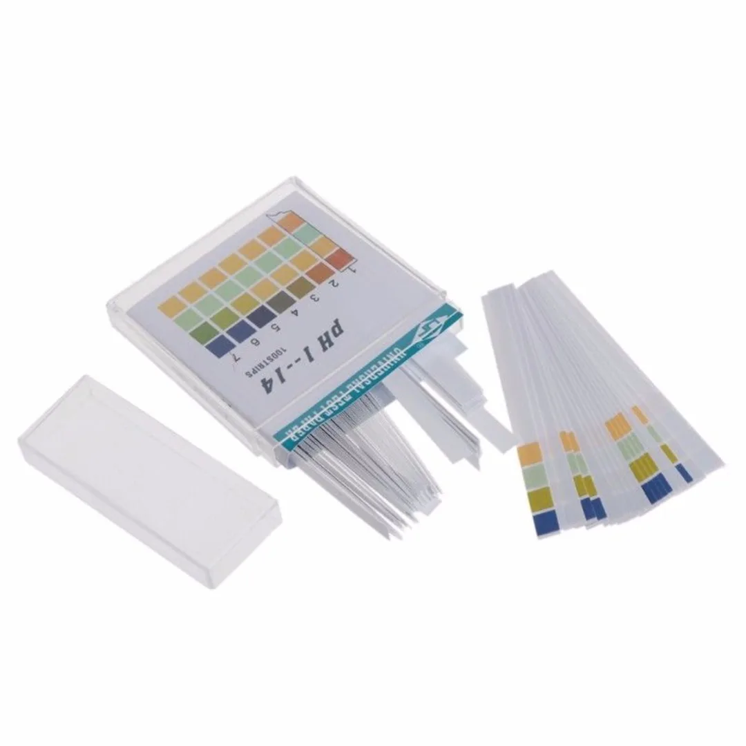 Buy 100 Strips 1 14 PH Test Strip Alkaline Acid Indicator Paper Mayitr