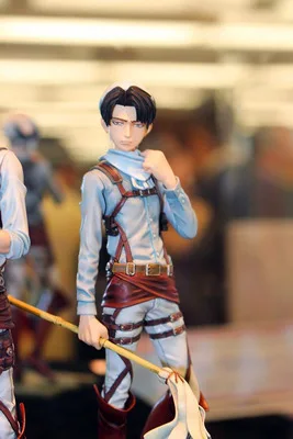 

Japanese anime figure Attack On Titan Levi Ackerman rivaille action figure collectible model toys for boys