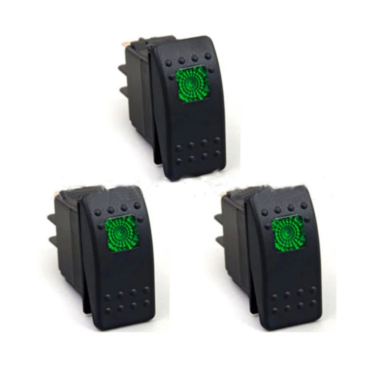 1PC 5pin Car Boat Truck Lighted Toggle Switch 12v ON OFF Waterproof